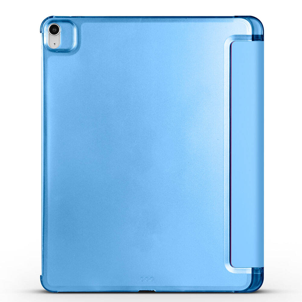 Apple iPad Air 13 2024 Zore Smart Cover Kalem Bölmeli Standlı 1-1 Kılıf Mor
