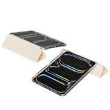 Apple iPad Air 13 2025 M3 Kılıf Magnetik Ayrılabilen Airbagli Zore Sliding Tablet Kılıfı Pembe