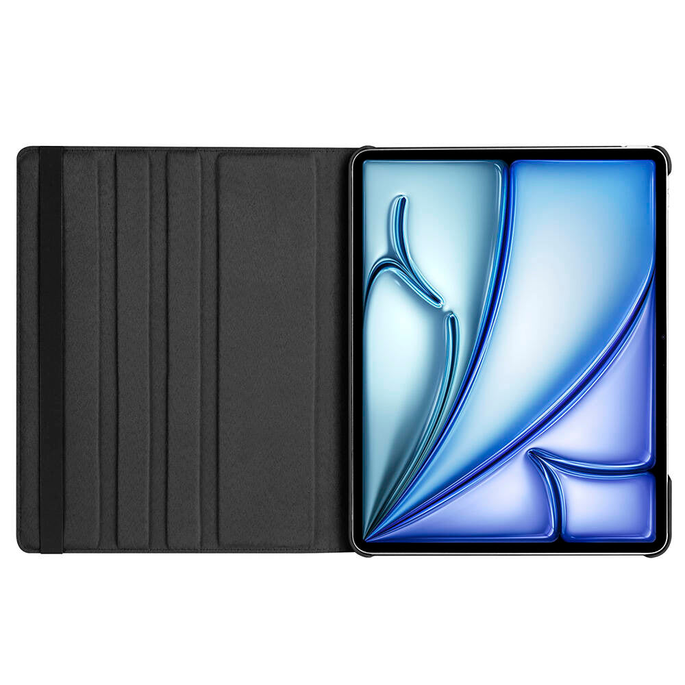 Apple iPad Air 13 2025 M3 Zore Dönebilen Standlı Kılıf Kırmızı