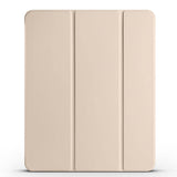 Apple iPad Air 13 2025 M3 Zore Smart Cover Kalem Bölmeli Standlı 1-1 Kılıf Gold