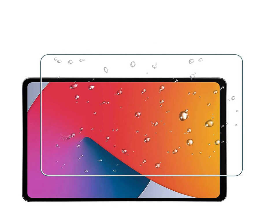 Apple iPad 11.Nesil 2025 Tablet Temperli Cam Ekran Koruyucu Renksiz