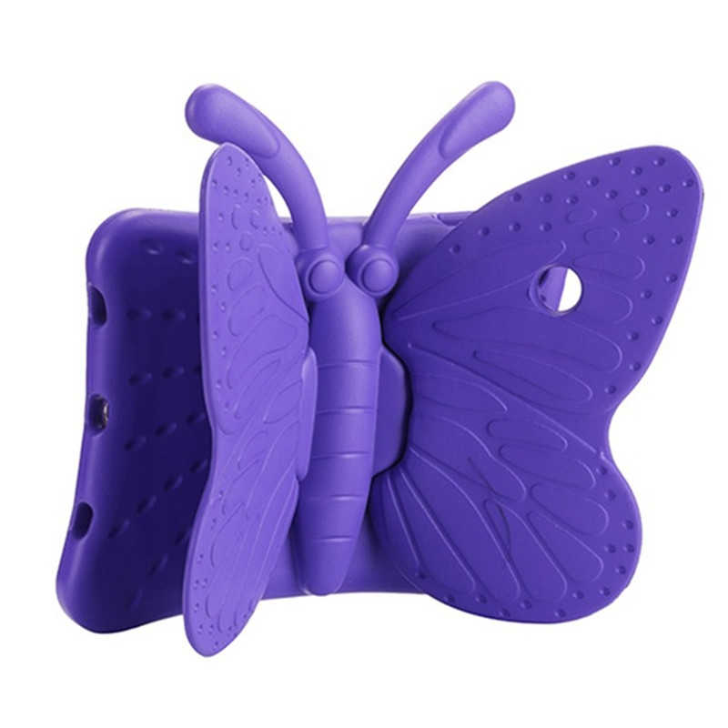 Apple iPad Mini 1 Butterfly Standlı Tablet Kılıf Turuncu