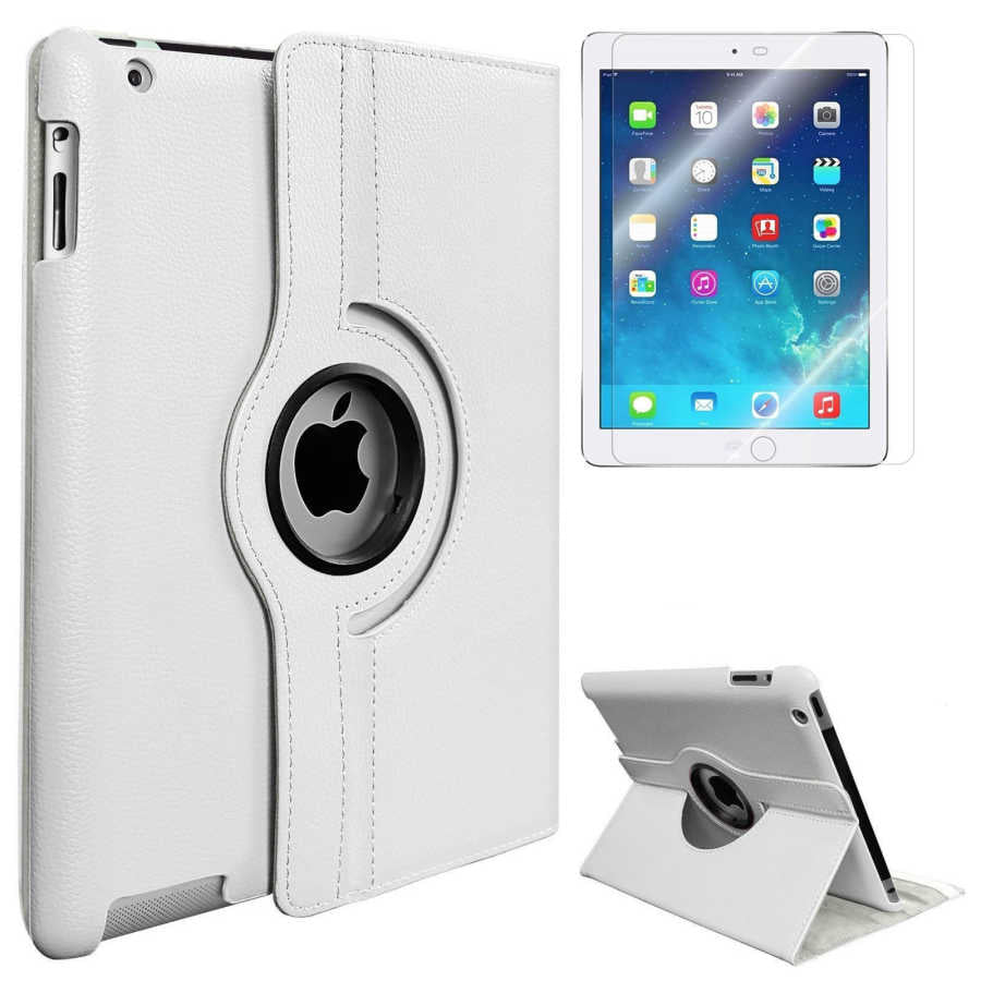 Apple iPad Mini 2 3 Dönebilen Standlı Kılıf Lacivert