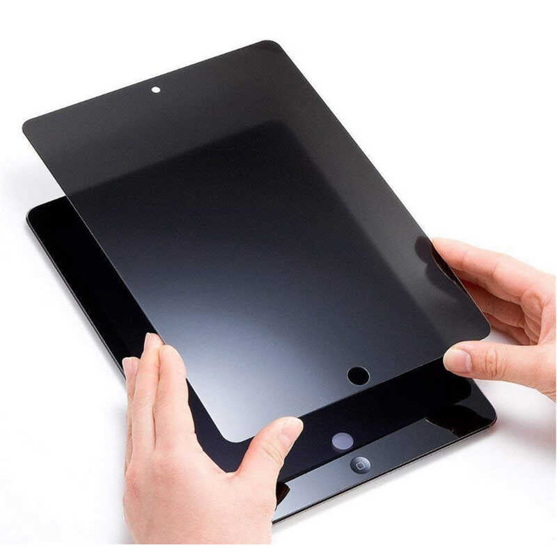 Apple iPad Mini 2-3 Tablet Privacy Temperli Cam Ekran Koruyucu Siyah