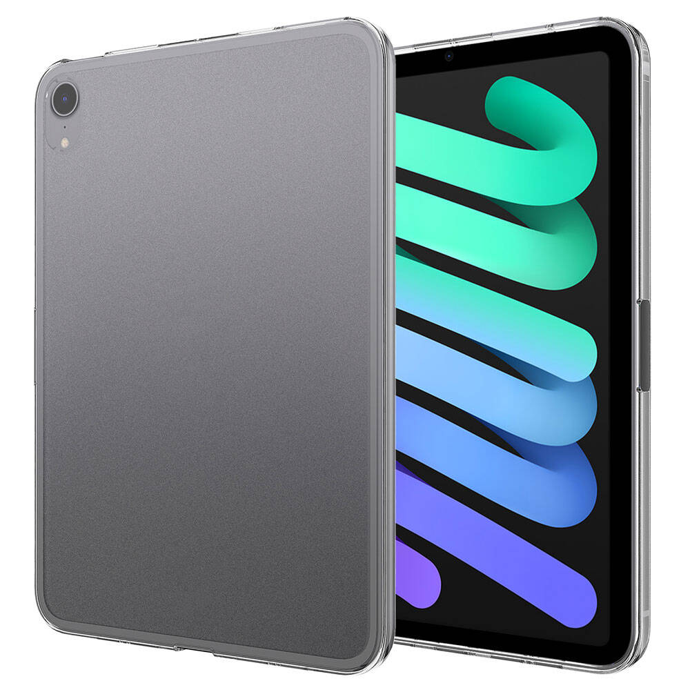 Apple iPad Mini 2021 (6 Nesil) Kılıf Tablet Süper Silikon Kapak Renksiz