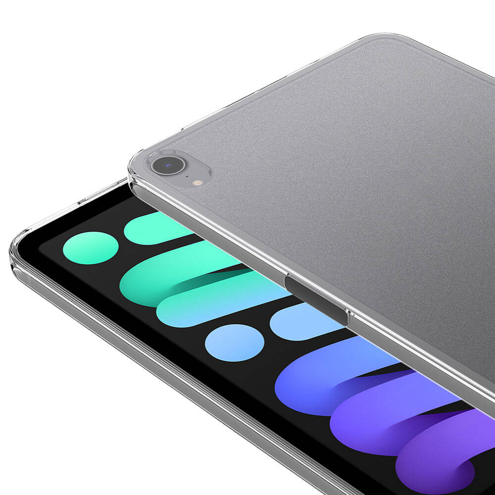 Apple iPad Mini 2021 (6 Nesil) Kılıf Tablet Süper Silikon Kapak Renksiz