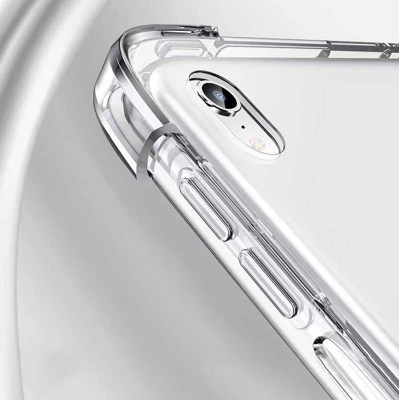 Apple iPad Mini 2021 (6.Nesil) Kılıf Tablet Nitro Anti Shock Silikon Kapak Renksiz
