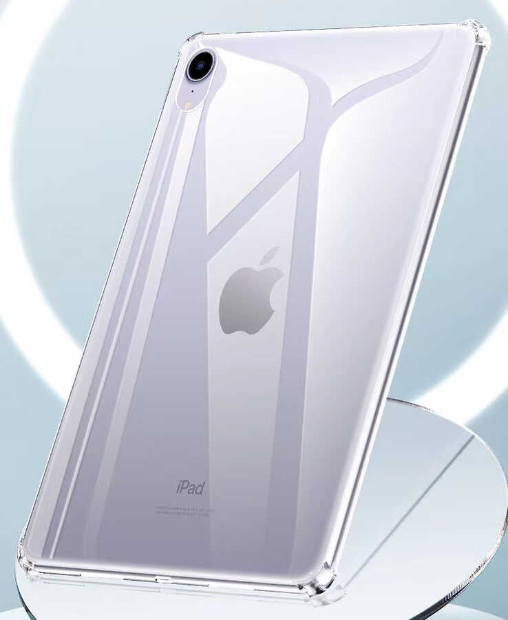 Apple iPad Mini 2021 (6.Nesil) Kılıf Tablet Nitro Anti Shock Silikon Kapak Renksiz