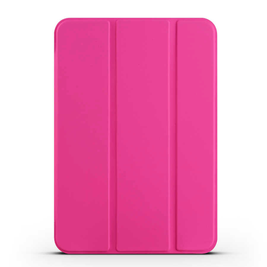 Apple iPad Mini 2021 (6.Nesil) Smart Cover Standlı 1-1 Kılıf Pembe