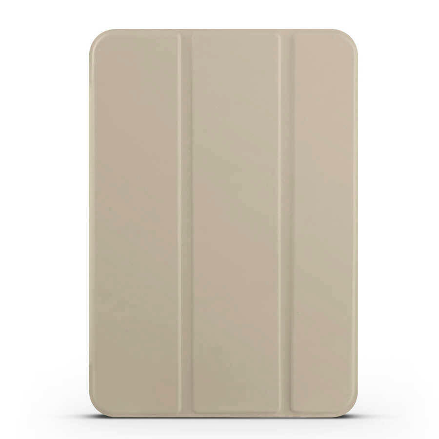 Apple iPad Mini 2021 (6.Nesil) Smart Cover Standlı 1-1 Kılıf Gold