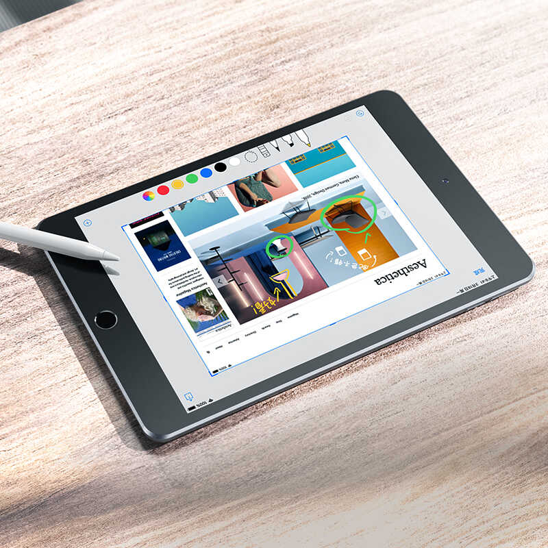 Apple iPad Mini 4 Paper-Like Ekran Koruyucu Renksiz