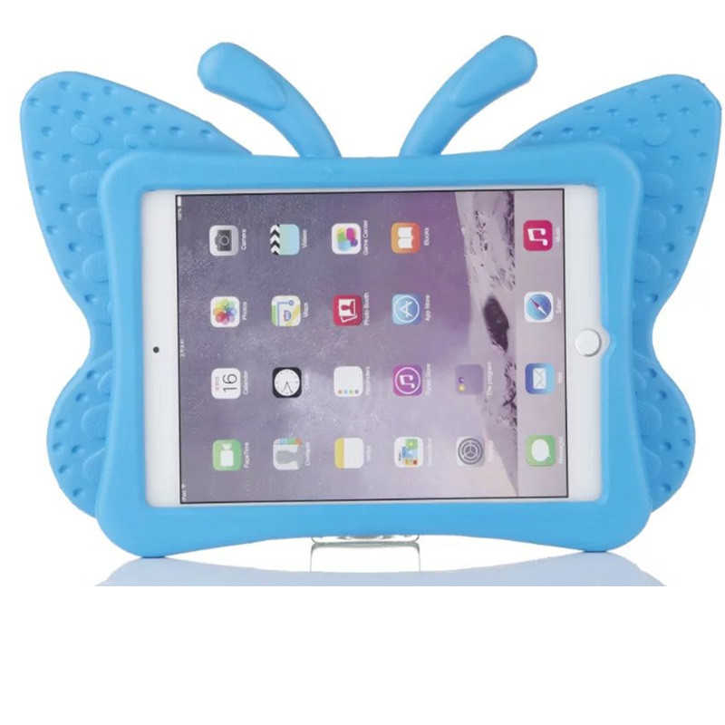 Apple iPad Mini 5 Butterfly Standlı Tablet Kılıf Kırmızı