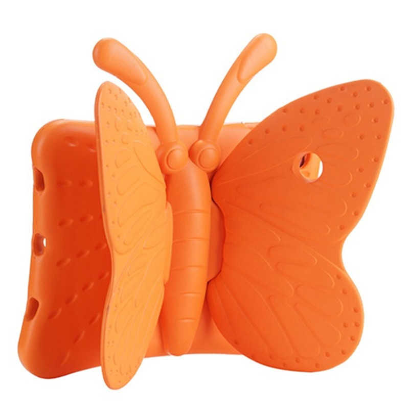 Apple iPad Mini 5 Butterfly Standlı Tablet Kılıf Turuncu