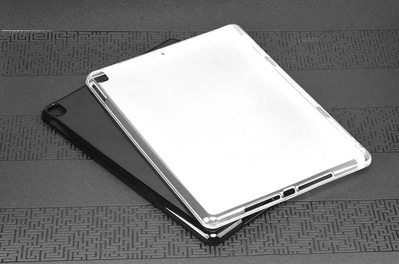 Apple iPad 10.2 (8.Nesil) Kalemli Tablet Silikon Siyah