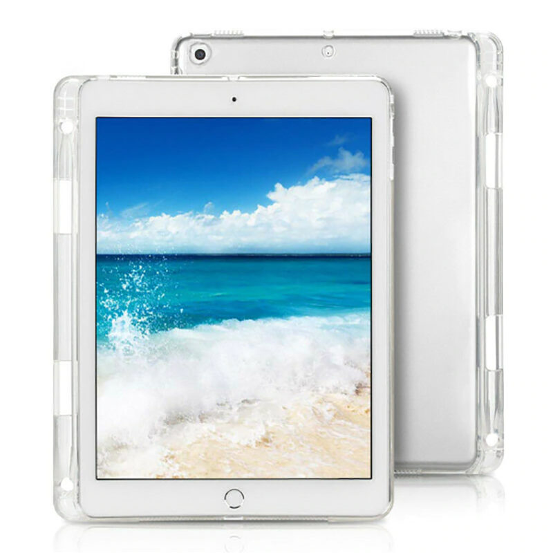 Apple iPad 10.2 (8.Nesil) Kalemli Tablet Silikon Siyah