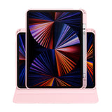 Apple iPad Pro 11 2018 Kılıf Termik Kalem Bölmeli Dönebilen Standlı Kılıf Lavendery Gray
