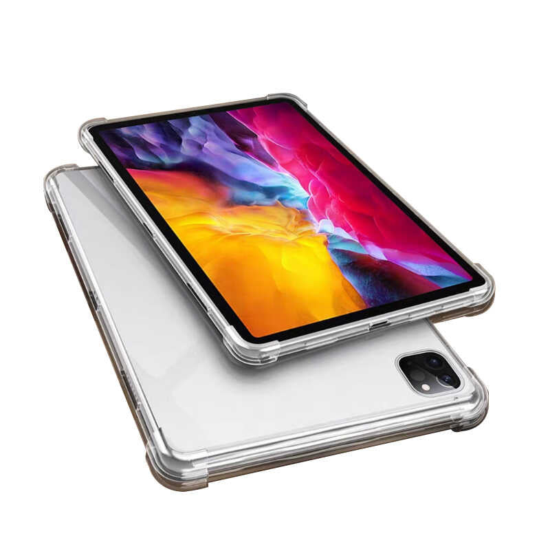 Apple iPad Pro 11 2020 (2.Nesil) Kılıf Tablet Nitro Anti Shock Silikon Kapak Renksiz