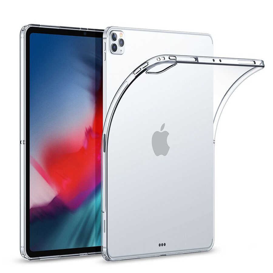 Apple iPad Pro 11 2020 (2.Nesil) Kılıf Tablet Süper Silikon Kapak Renksiz