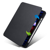 Apple iPad Pro 11 2020 (2.Nesil) Kılıf Termik Kalem Bölmeli Dönebilen Standlı Kılıf Lila
