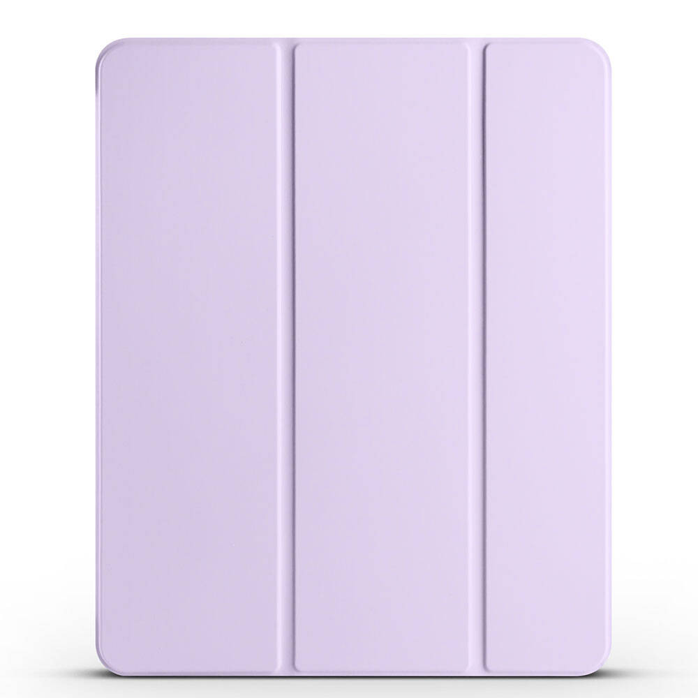 Apple iPad Pro 11 2020 (2.Nesil) Smart Cover Kalem Bölmeli Standlı 1-1 Kılıf Lila