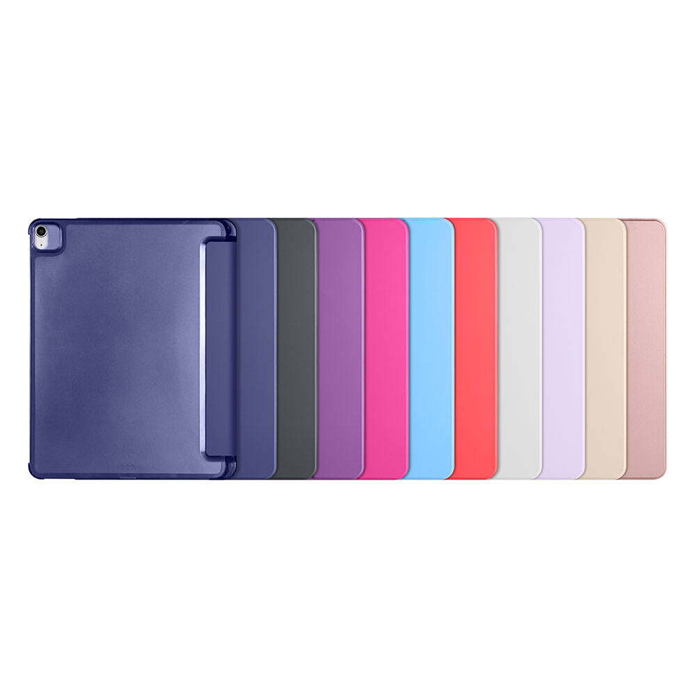Apple iPad Pro 11 2020 (2.Nesil) Smart Cover Kalem Bölmeli Standlı 1-1 Kılıf Rose Gold