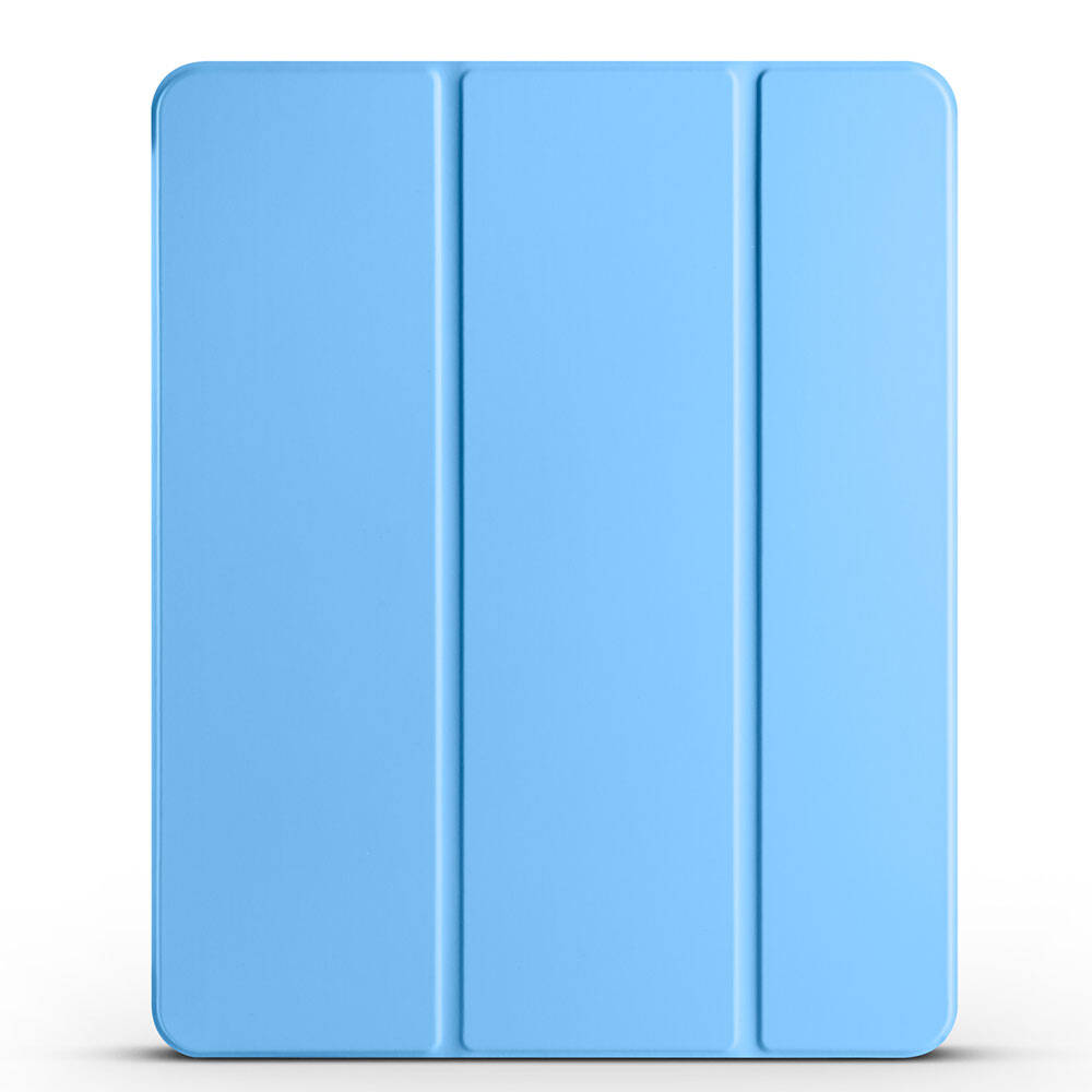 Apple iPad Pro 11 2020 (2.Nesil) Smart Cover Kalem Bölmeli Standlı 1-1 Kılıf Lila