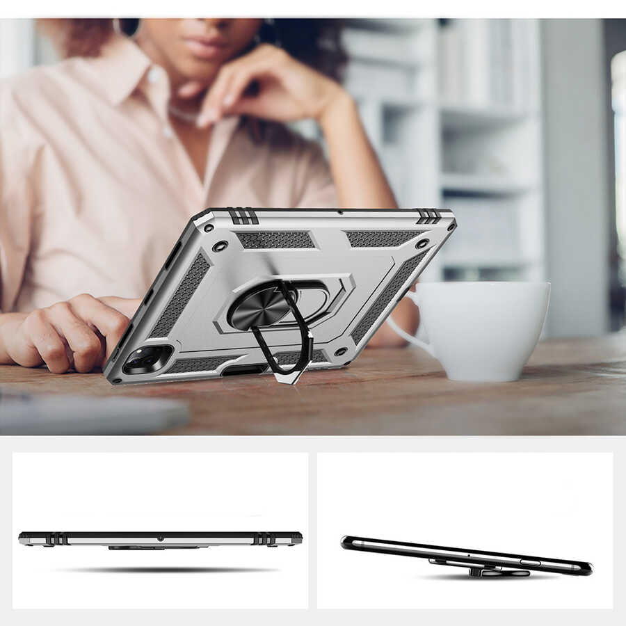 Apple iPad Pro 11 2021 (3.Nesil) Kılıf Tablet Vega Kapak Siyah