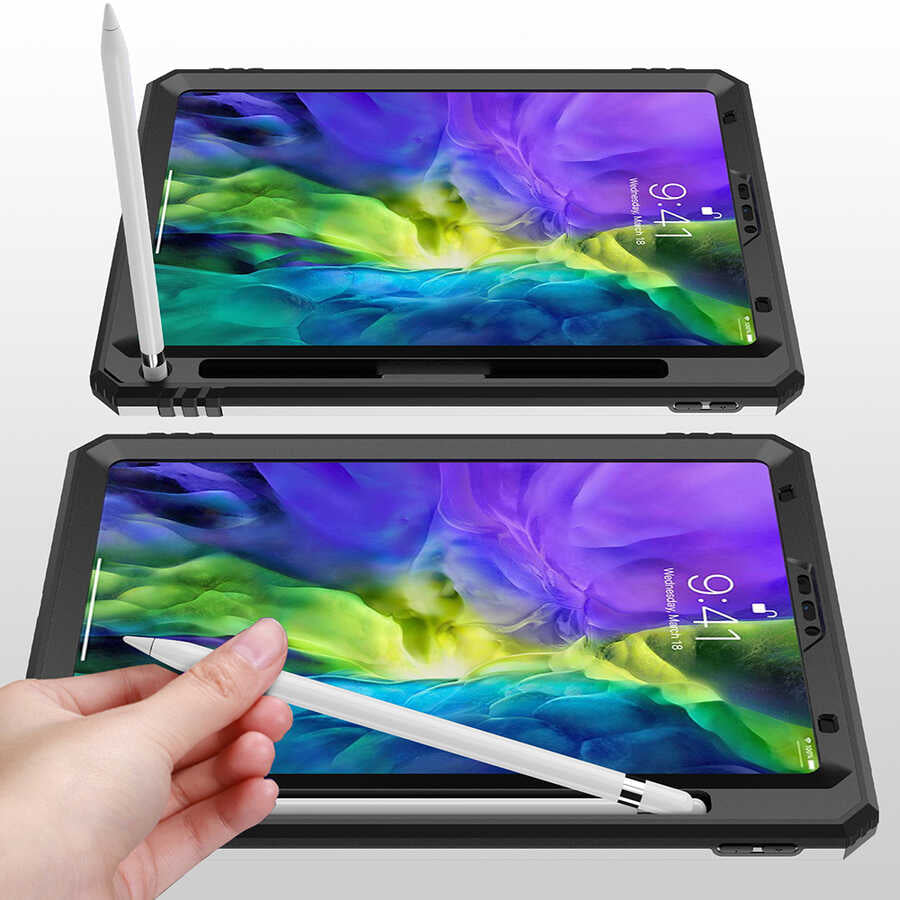 Apple iPad Pro 11 2021 (3.Nesil) Kılıf Tablet Vega Kapak Kırmızı