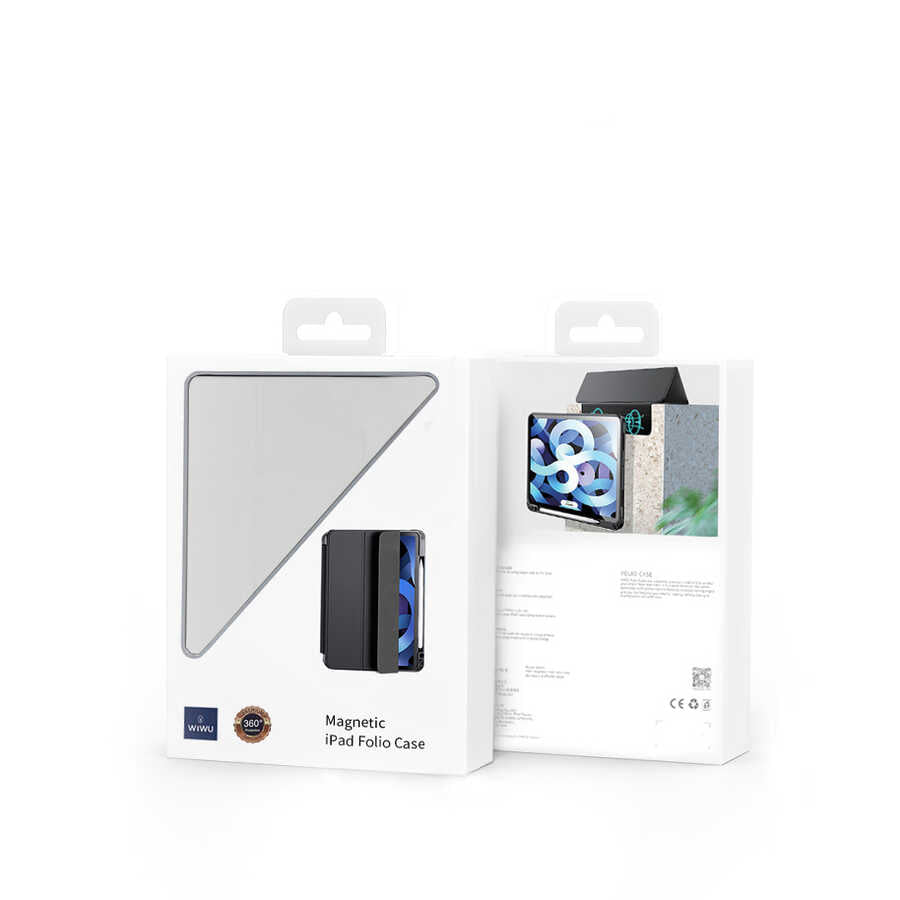 Apple iPad Pro 11 2022 M2 Kılıf Nort Arkası Şeffaf Standlı Kılıf Mavi Açık