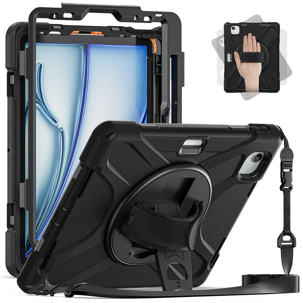 Apple iPad Pro 11 2022 M2 Defender Tablet Silikon Siyah