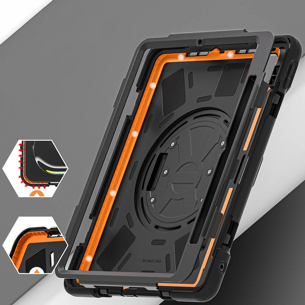 Apple iPad Pro 11 2024 Defender Tablet Silikon Siyah