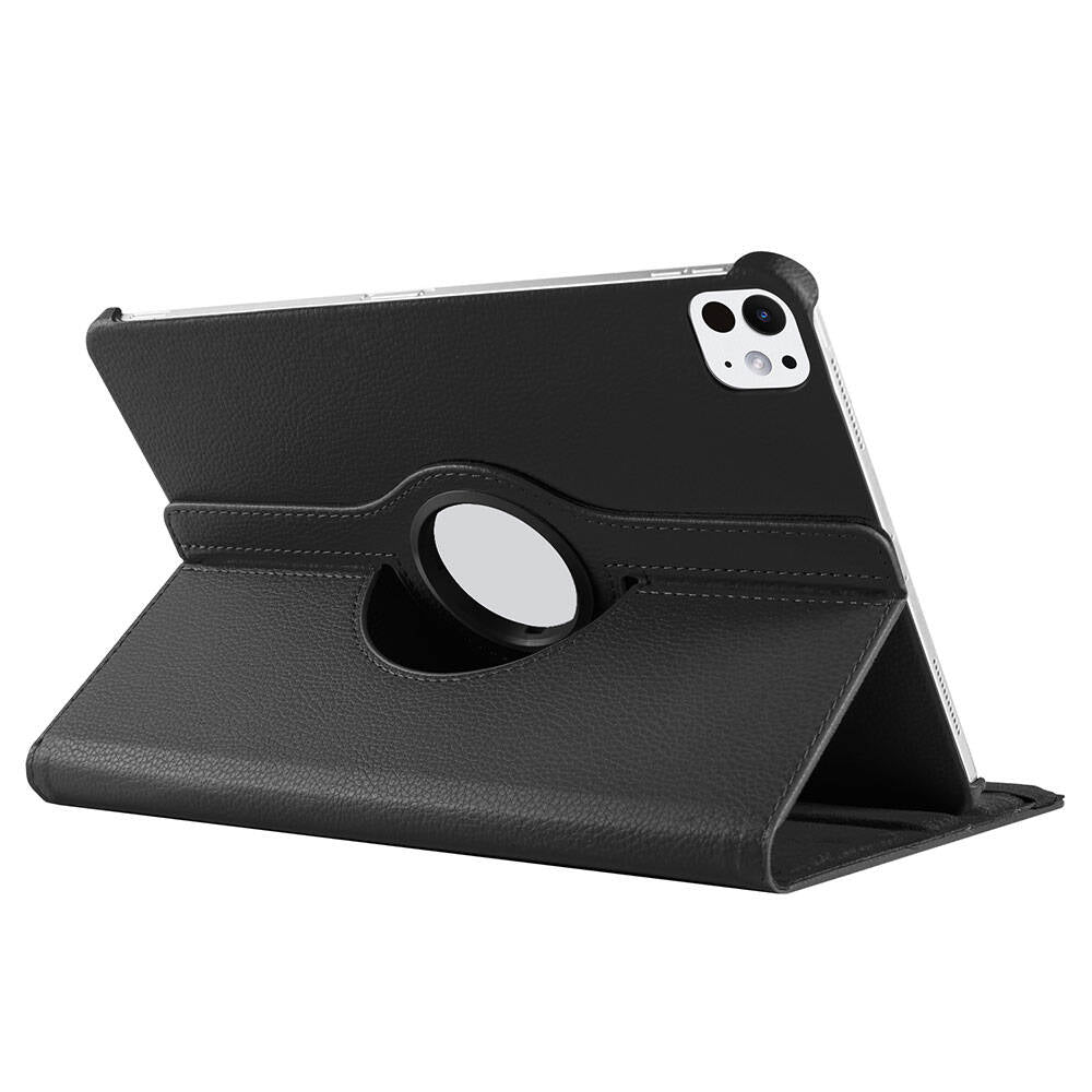 Apple iPad Pro 11 2024 Dönebilen Standlı Kılıf Siyah