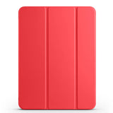 Apple iPad Pro 11 2024 Smart Cover Kalem Bölmeli Standlı 1-1 Kılıf Kırmızı