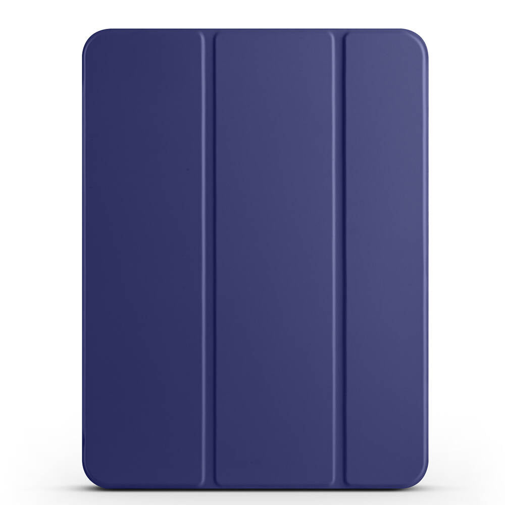 Apple iPad Pro 11 2024 Smart Cover Kalem Bölmeli Standlı 1-1 Kılıf Lacivert