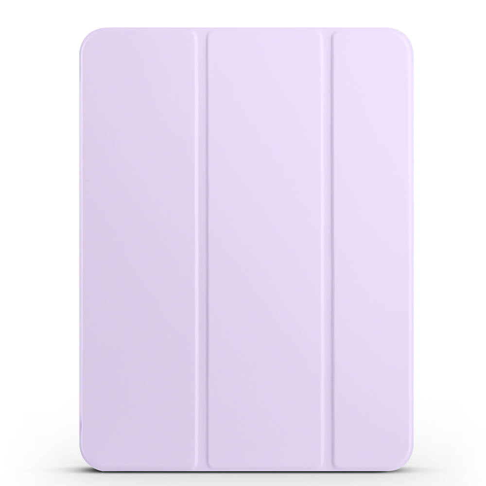 Apple iPad Pro 11 2024 Smart Cover Kalem Bölmeli Standlı 1-1 Kılıf Lila