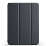 Apple iPad Pro 11 2024 Smart Cover Kalem Bölmeli Standlı 1-1 Kılıf Siyah
