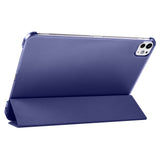 Apple iPad Pro 11 2024 Smart Cover Kalem Bölmeli Standlı 1-1 Kılıf Gri