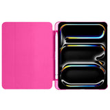 Apple iPad Pro 11 2024 Smart Cover Kalem Bölmeli Standlı 1-1 Kılıf Mor