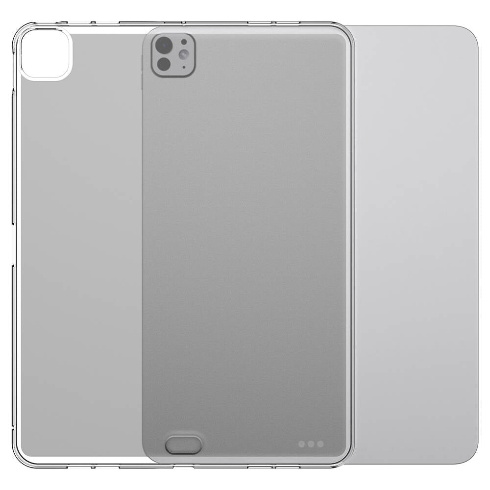 Apple iPad Pro 11 2025 M5 Kılıf Tablet Süper Silikon Kapak Şeffaf