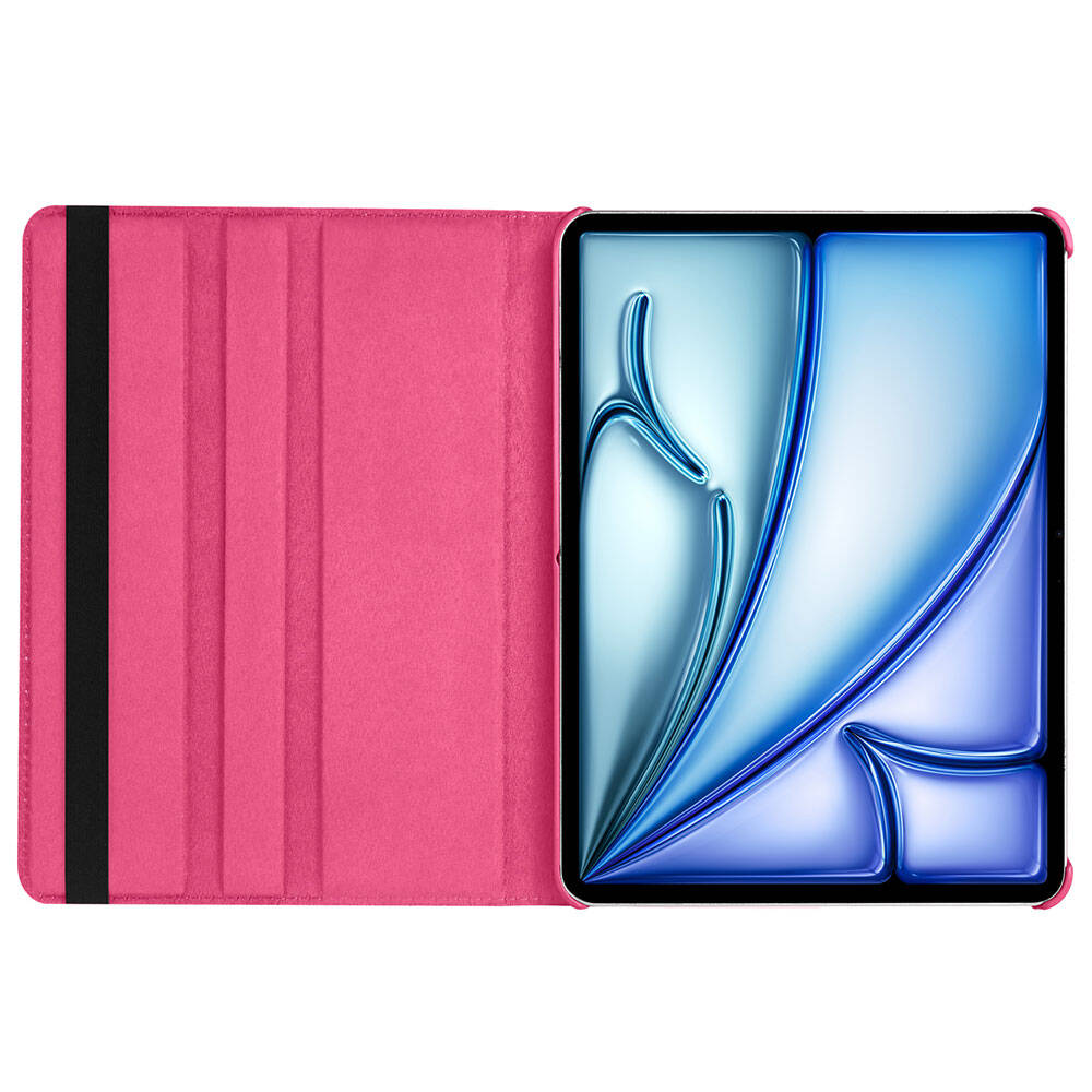 Apple iPad Pro 11 2025 M5 Dönebilen Standlı Kılıf Siyah