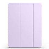 Apple iPad Pro 11 2025 M5 Smart Cover Kalem Bölmeli Standlı 1-1 Kılıf Lila
