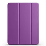 Apple iPad Pro 11 2025 M5 Smart Cover Kalem Bölmeli Standlı 1-1 Kılıf Lila