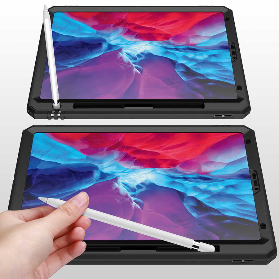 Apple iPad Pro 12.9 2020 (4.Nesil) Kılıf Tablet Vega Kapak Kırmızı