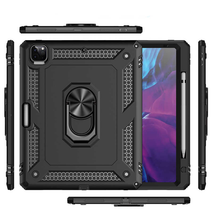 Apple iPad Pro 12.9 2020 (4.Nesil) Kılıf Tablet Vega Kapak Kırmızı