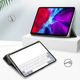 Apple iPad Pro 12.9 2020 (4.Nesil) Smart Cover Standlı 1-1 Kılıf Pembe