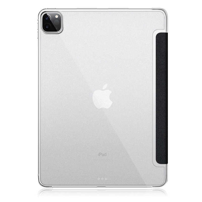 Apple iPad Pro 12.9 2020 (4.Nesil) Smart Cover Standlı 1-1 Kılıf Pembe