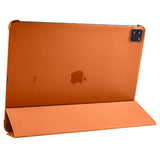 Apple iPad Pro 12.9 2020 (4.Nesil) Smart Cover Standlı 1-1 Kılıf Turuncu