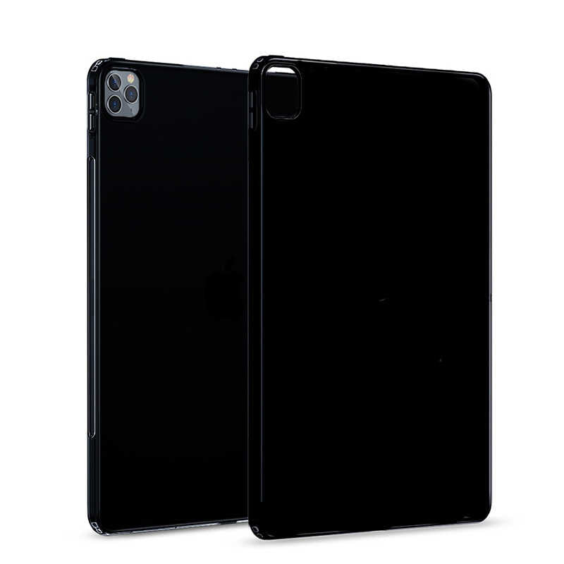 Apple iPad Pro 12.9 Pro 2020 (4.Nesil) Kılıf Tablet Süper Silikon Kapak Siyah