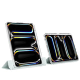 Apple iPad Pro 13 2025 M5 Kılıf Magnetik Ayrılabilen Airbagli Zore Sliding Tablet Kılıfı Lavender