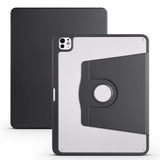 Apple iPad Pro 13 2025 M5 Kılıf Zore Termik Kalem Bölmeli Dönebilen Standlı Kılıf Koyu Yeşil